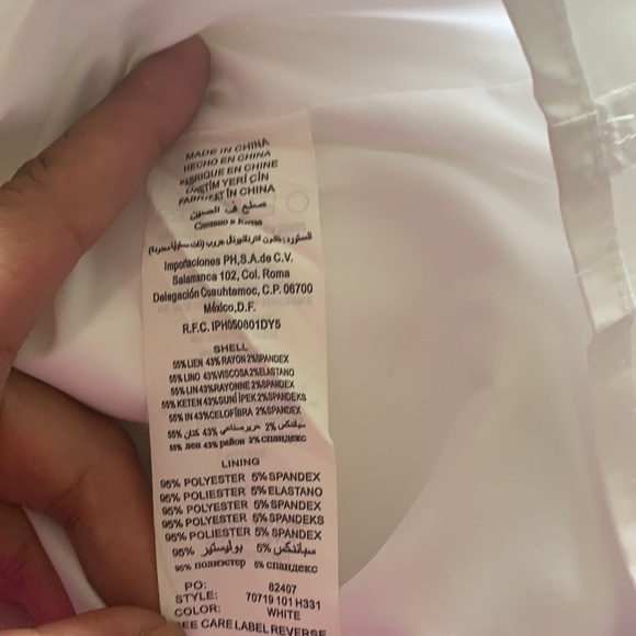 Bebe Adorable White Halter Mini Length Summer Dress Size 6 - Picture 10 of 13